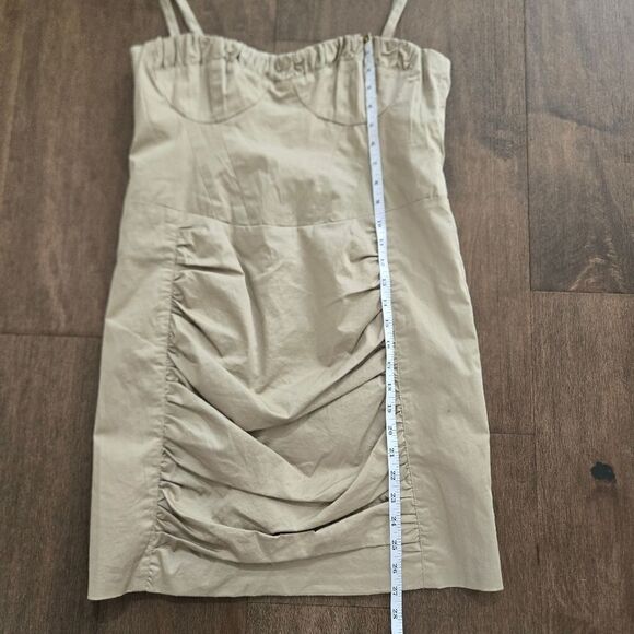 Nanette Lepore “Amorous” Strap Dress Khaki size 10 M new - Picture 16 of 16